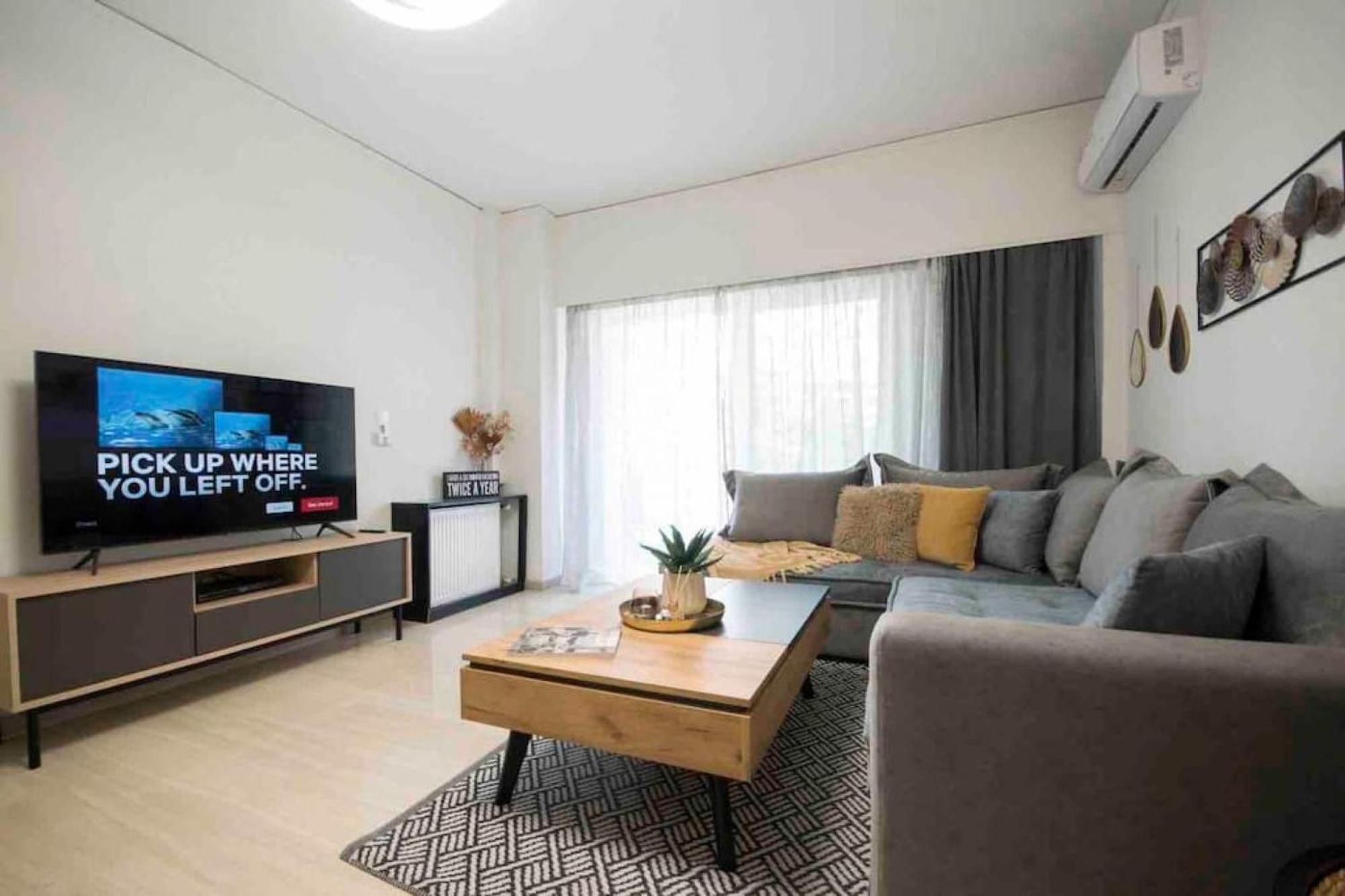 Alkuoni Lux Flat At Pfaliro Atenas Exterior foto
